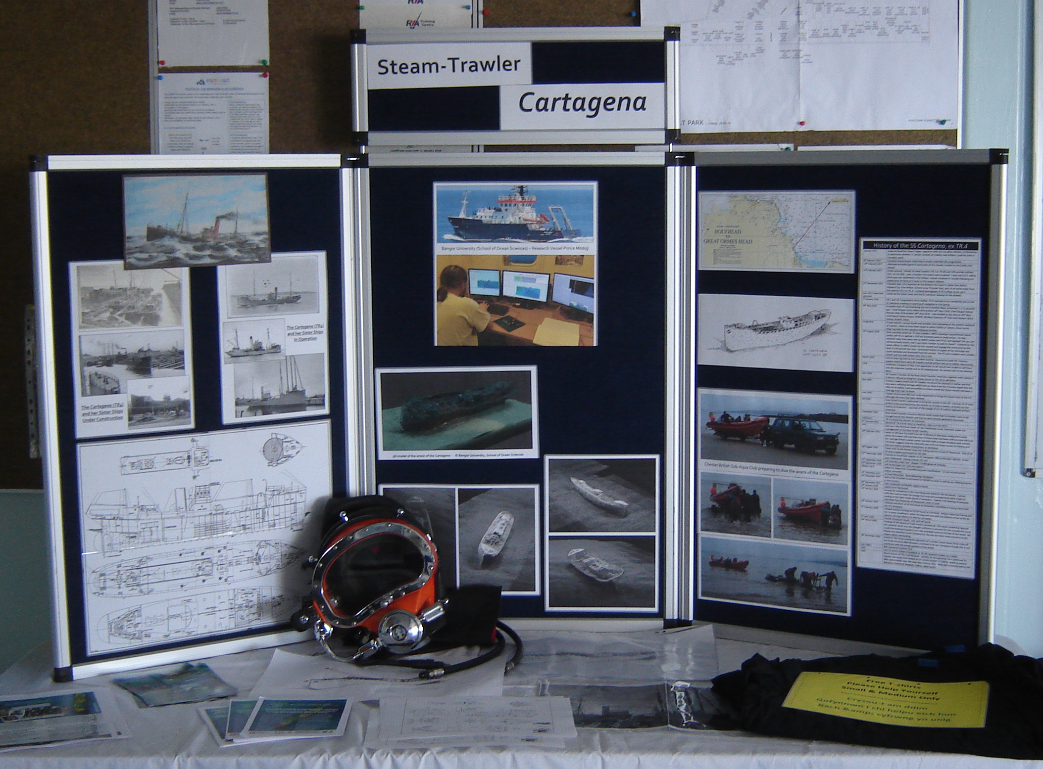 The SS Cartagena Display